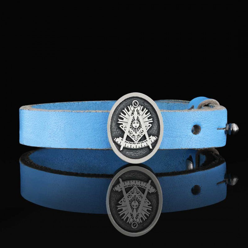 Past Master Masonic Bracelet by SWISS PLUS - Mason Collection - view 2