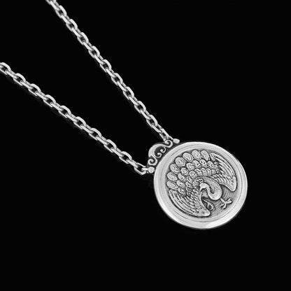 Peacock Pendant by SWISS PLUS - Unique Pendants & Cool Design Necklaces - view 4