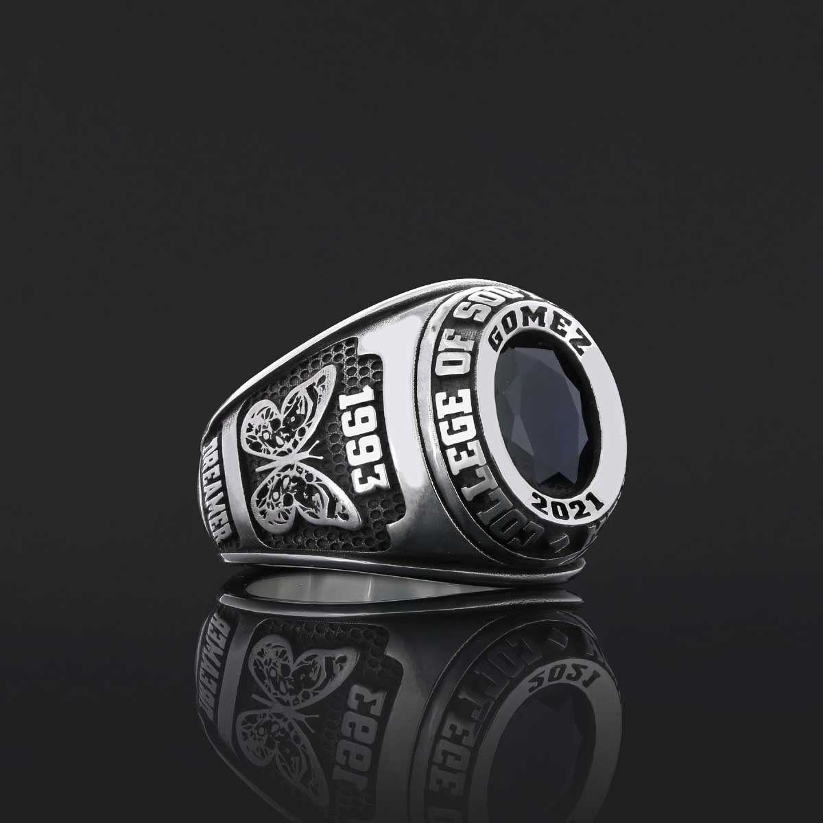 Collage of Southen Nevada Ring, Customized High School Ring, University Ring, Graduation Collage Ring