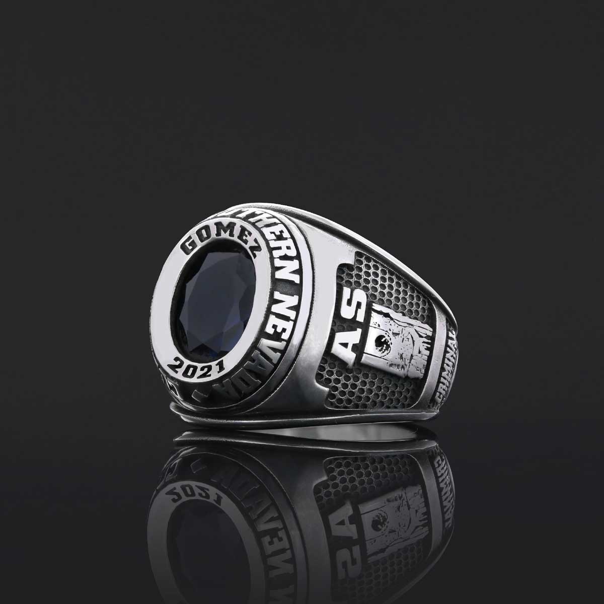 Collage of Southen Nevada Ring, Customized High School Ring, University Ring, Graduation Collage Ring by SWISS PLUS - Custom 