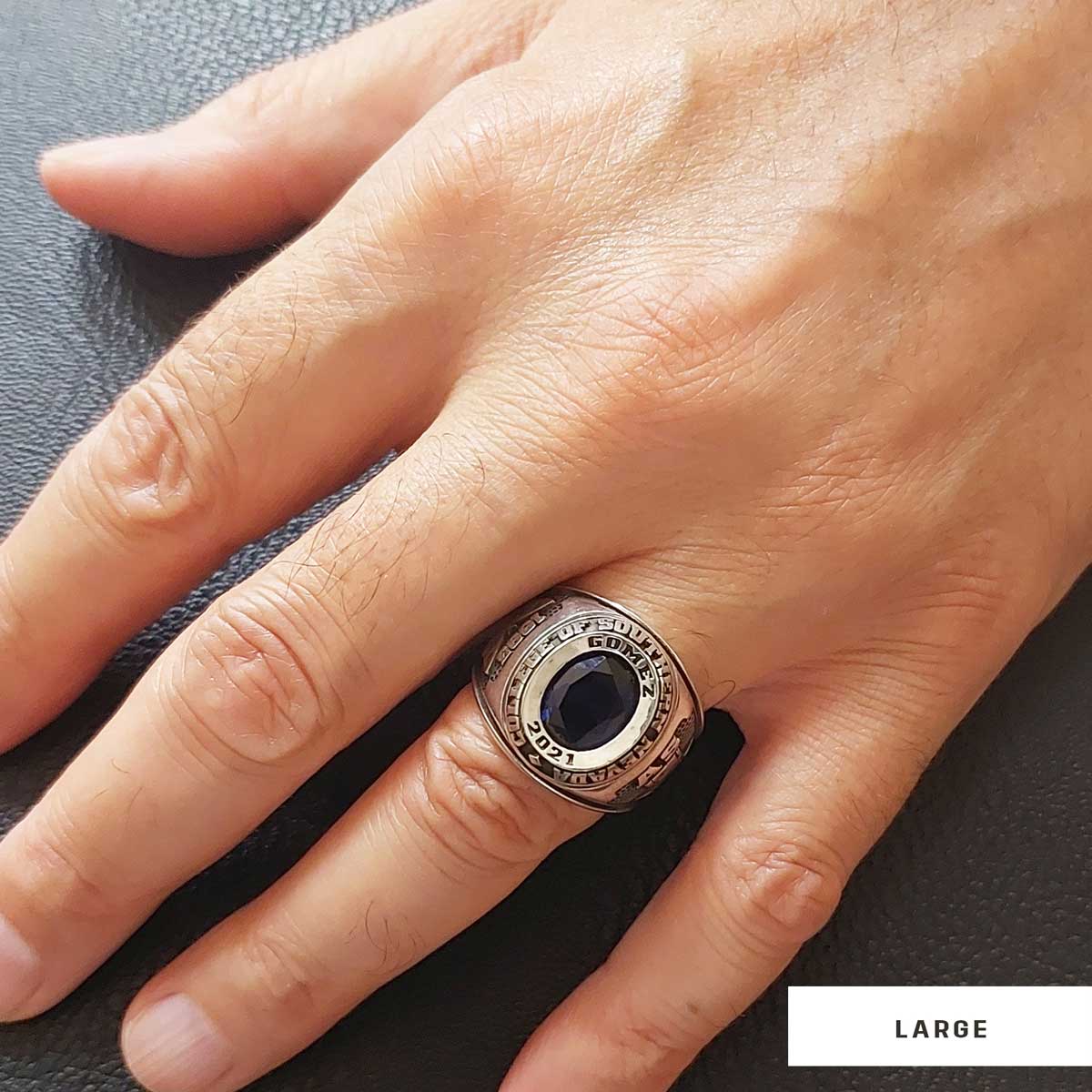 Collage of Southen Nevada Ring, Customized High School Ring, University Ring, Graduation Collage Ring