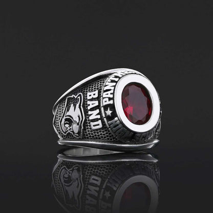 Pennsylvania Nation Guard University Ring, Customized High School Ring, Class Ring, Graduation Collage Ring by SWISS PLUS - C