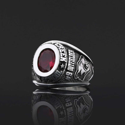 Pennsylvania Nation Guard University Ring, Customized High School Ring, Class Ring, Graduation Collage Ring by SWISS PLUS - C