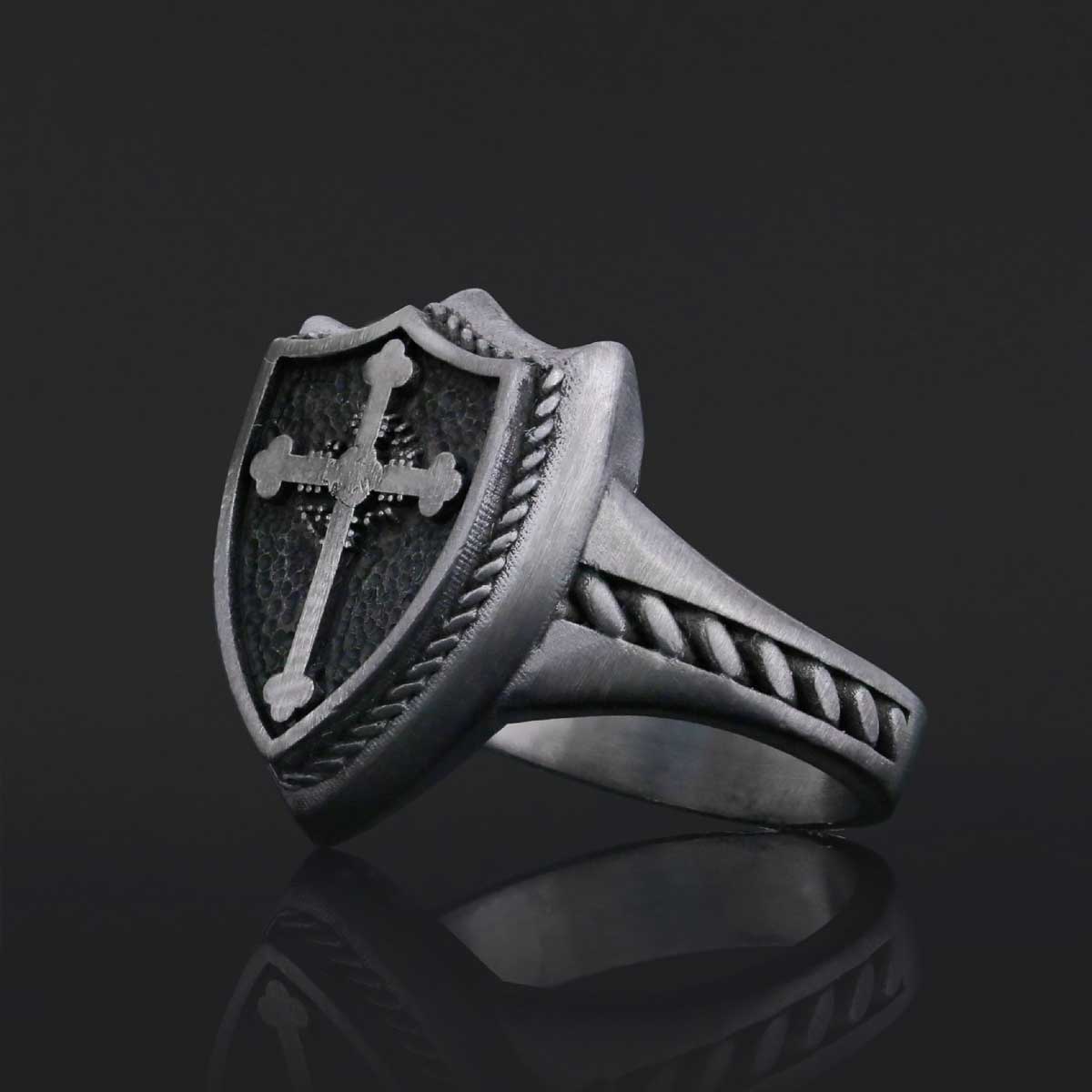 Personalized AMORC Rosae Crucis Order Symbol, Rosicrucian AMORC Ring, Custom Rosae Crucis Ring - view 2