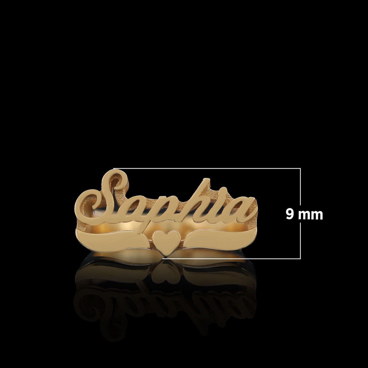 Personalized Design Women's Silver Ring With Name by SWISS PLUS - Letter Collection - view 3