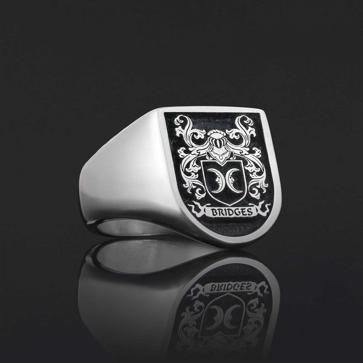 Personalized Family Ring, 925 Sterling Silver Design Family Ring - view 3