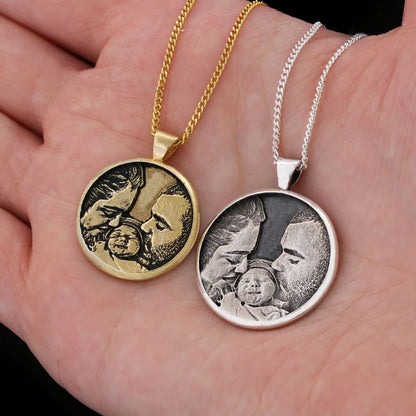 Personalized Picture Necklace, Capture Your Best Moments in Jewelry by SWISS PLUS - Photo Collection - view 3
