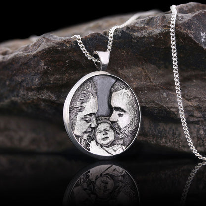Personalized Picture Necklace, Capture Your Best Moments in Jewelry by SWISS PLUS - Photo Collection