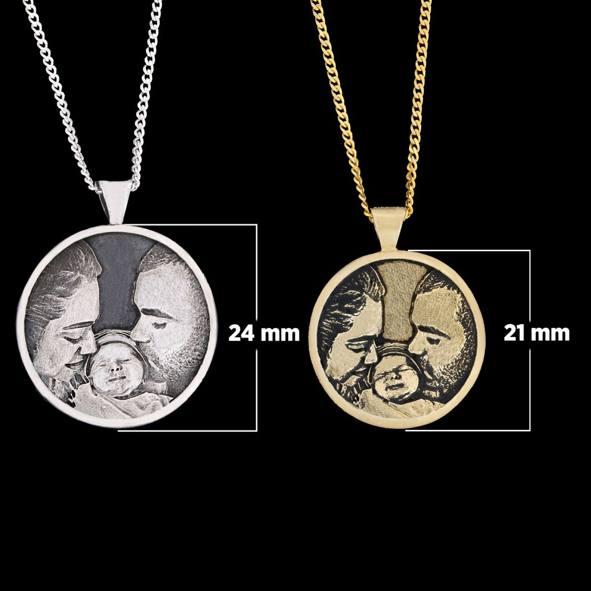 Personalized Picture Necklace, Capture Your Best Moments in Jewelry by SWISS PLUS - Photo Collection - view 2