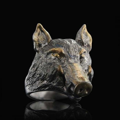 Pig Ring by SWISS PLUS - Unique Design Rings - view 2