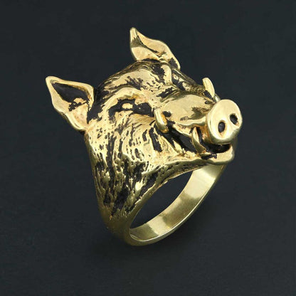 Pig Ring by SWISS PLUS - Unique Design Rings - view 4