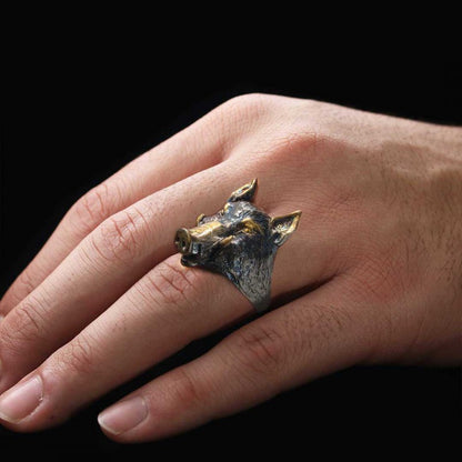 Pig Ring by SWISS PLUS - Unique Design Rings - view 6