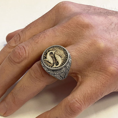 Pisces Zodiac Silver Ring by SWISS PLUS - Zodiac Collection - view 5