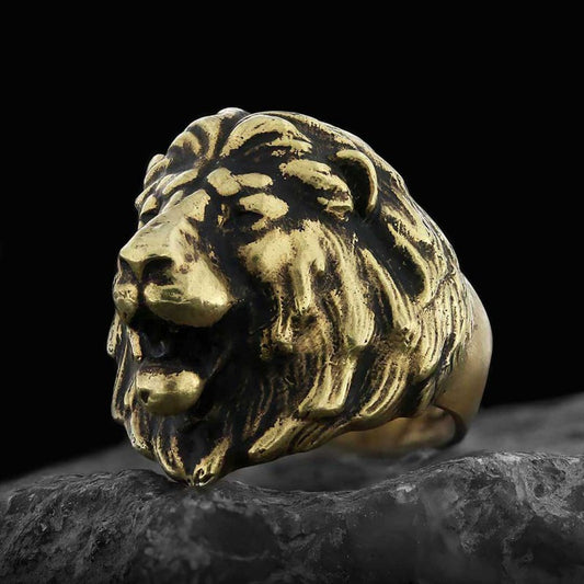 Roaring Lion Ring - view 1