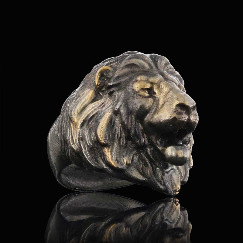 Roaring Lion Ring by SWISS PLUS - Unique Design Rings - view 2