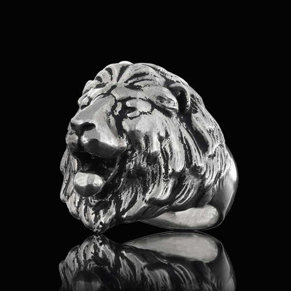 Roaring Lion Ring by SWISS PLUS - Unique Design Rings - view 3