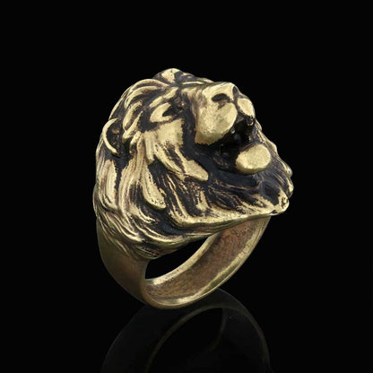 Roaring Lion Ring by SWISS PLUS - Unique Design Rings - view 4