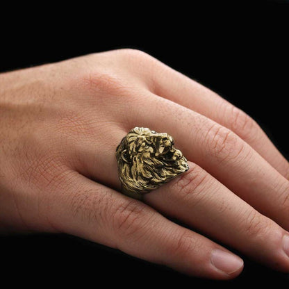 Roaring Lion Ring by SWISS PLUS - Unique Design Rings - view 5