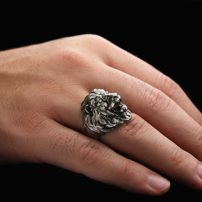 Roaring Lion Ring by SWISS PLUS - Unique Design Rings - view 7