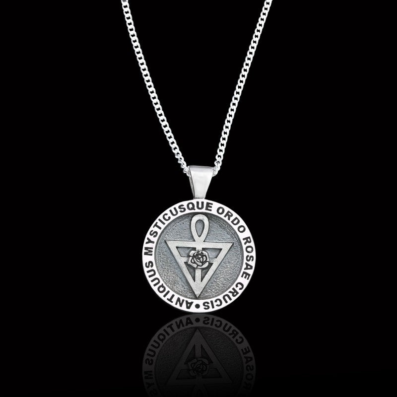 Rosae Crucis Masonic Pendant by SWISS PLUS - Mason Collection - view 2