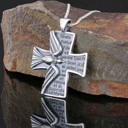Rosae Crucis Pendant, Rosicrucian Mystical Necklace, Rosae Crucis Symbol Pendant by SWISS PLUS - Rosae Crucis Collection
