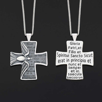 Rosae Crucis Pendant, Rosicrucian Mystical Necklace, Rosae Crucis Symbol Pendant by SWISS PLUS - Rosae Crucis Collection - vi