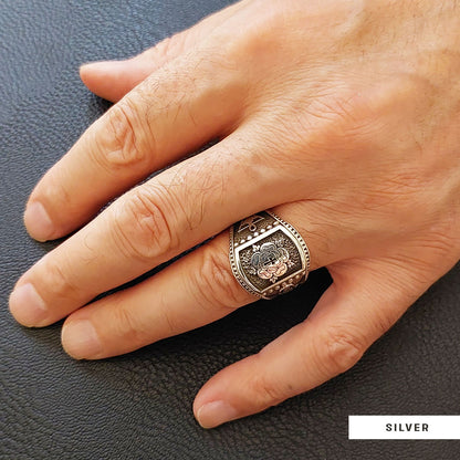 Rosae Crucis Ring, A Symbol of Tradition and Honor, Custom Rosae Crucis Ring by SWISS PLUS - Rosae Crucis Collection - view 5
