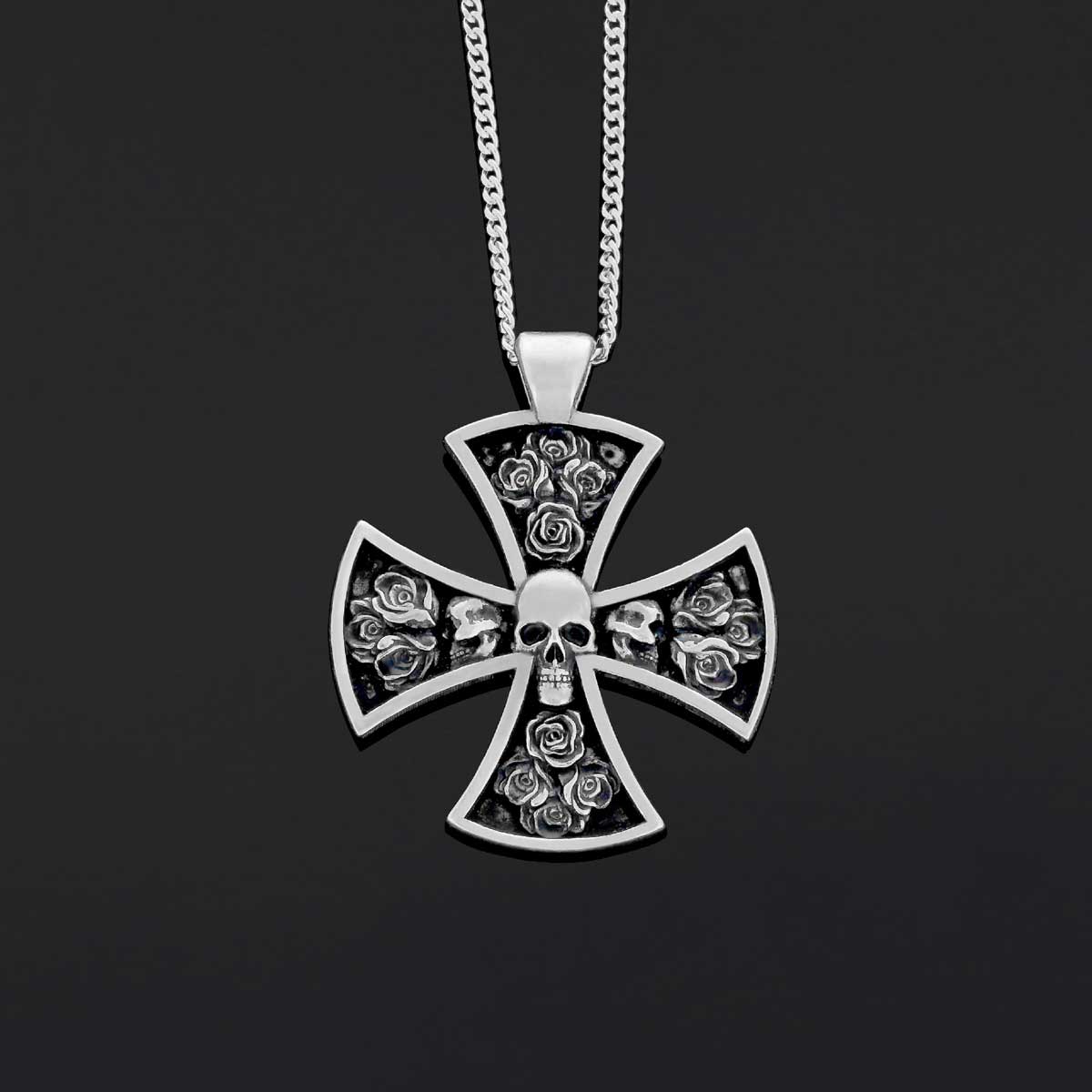 Rosicrucian Spiritual Pendant, Rosae Crucis Locket, Mystical Rosicrucian Symbol Necklace by SWISS PLUS - Rosae Crucis Collect