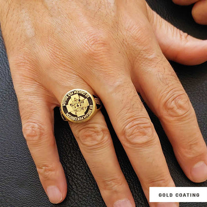 Round Amorc Jewelry, Spiritual Ring of the Rosicrucian Order, Custom Rosae Crucis Ring by SWISS PLUS - Rosae Crucis Collectio