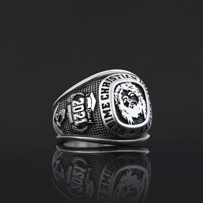 Rutgers University Ring, Handmade University Graduation Ring, Class Ring, High School Ring by SWISS PLUS - Custom College Cla