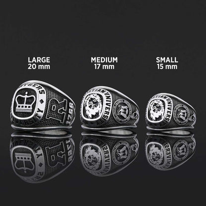 Rutgers University Ring, Handmade University Graduation Ring, Class Ring, High School Ring by SWISS PLUS - Custom College Cla