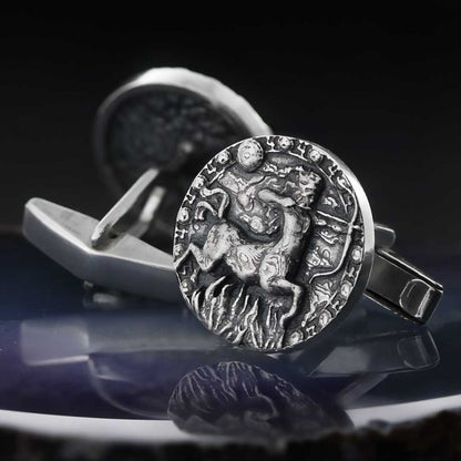 Sagittarius Cufflink by SWISS PLUS - Zodiac Collection - view 3