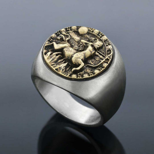 Sagittarius Horoscope Ring - view 2
