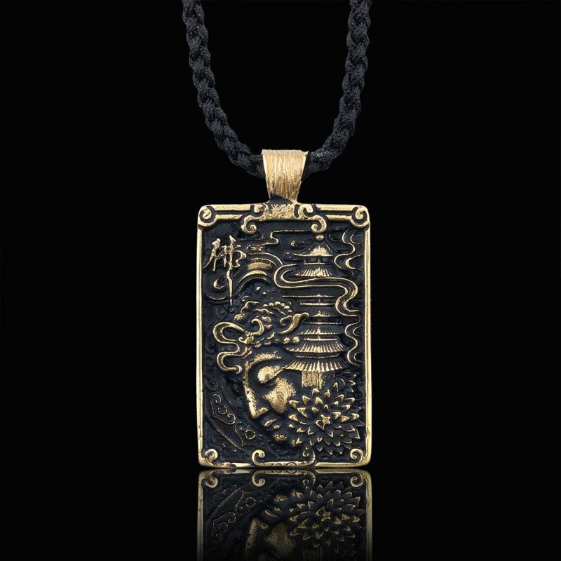 Samurai Pendant by SWISS PLUS - Unique Pendants & Cool Design Necklaces - view 2