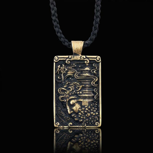 Samurai Pendant by SWISS PLUS - Unique Pendants & Cool Design Necklaces - view 2