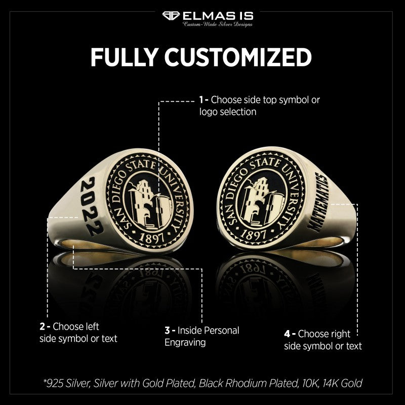 San Diego State University Ring - view 4