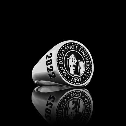 San Diego State University Ring by SWISS PLUS - Custom College Class Rings - view 5