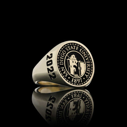 San Diego State University Ring by SWISS PLUS - Custom College Class Rings - view 2