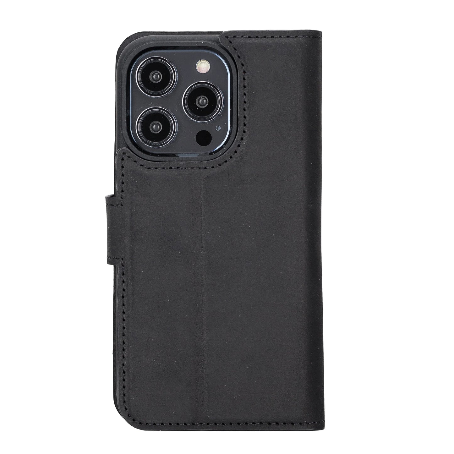 Liluri iPhone 14 Pro Detachable Leather Wallet Case