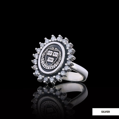 School Ring, University Ring, Graduation Ring, Graduation Gift, Women's Ring, Gift for Him by SWISS PLUS - Custom College Cla