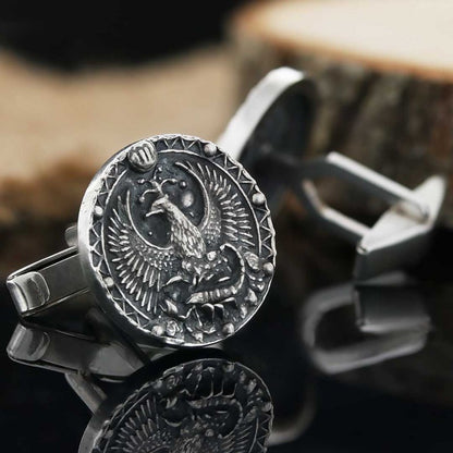 Custom Design Sterling Silver Scorpio Cufflink by SWISS PLUS - Zodiac Collection - view 3
