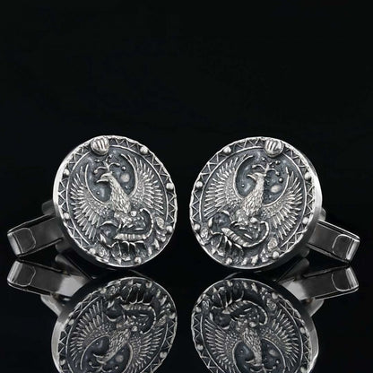 Custom Design Sterling Silver Scorpio Cufflink by SWISS PLUS - Zodiac Collection - view 4