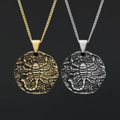 Scorpio Pendant, Zodiac Jewelry, Sterling Silver Necklace, Astrology Charm, Gift for Scorpio by SWISS PLUS - Zodiac Collectio
