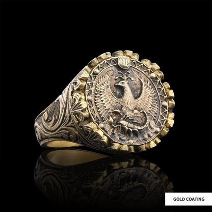 Scorpio Sign Ring, 925 Sterling Silver Scorpio Sign Ring by SWISS PLUS - Zodiac Collection - view 3