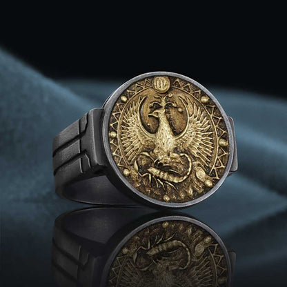 Scorpio Zodiac Round Ring by SWISS PLUS - Zodiac Collection