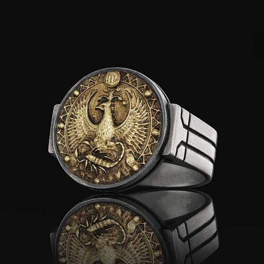 Scorpio Zodiac Round Ring - view 2