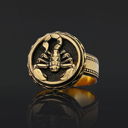 Scorpio Zodiac Silver Ring by SWISS PLUS - Zodiac Collection - view 6