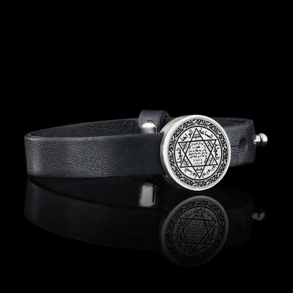 Seal Of Solomon Bracelet 925 Sterling Silver by SWISS PLUS - Seal of Solomon Collection - view 3
