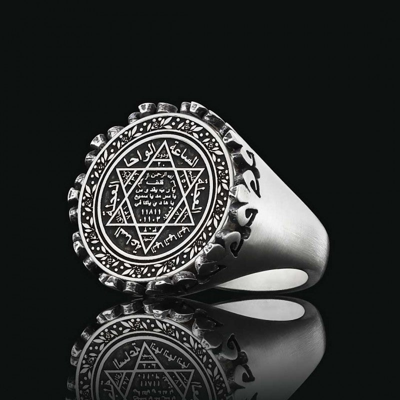 Seal Of Solomon Ring 925 Sterling Silver - view 3
