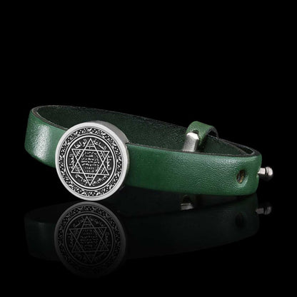 Seal Of Solomon Silver Bracelet by SWISS PLUS - Seal of Solomon Collection - view 5